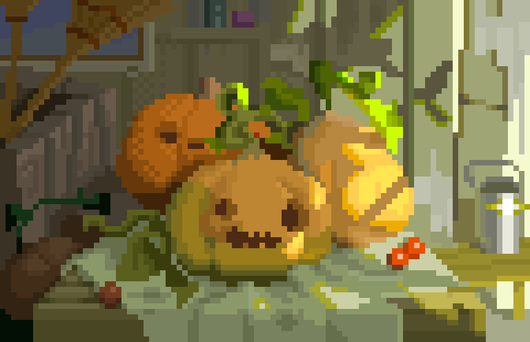 humanNo161's tweet image. #pixelart #像素艺术 #ドット絵 
南瓜