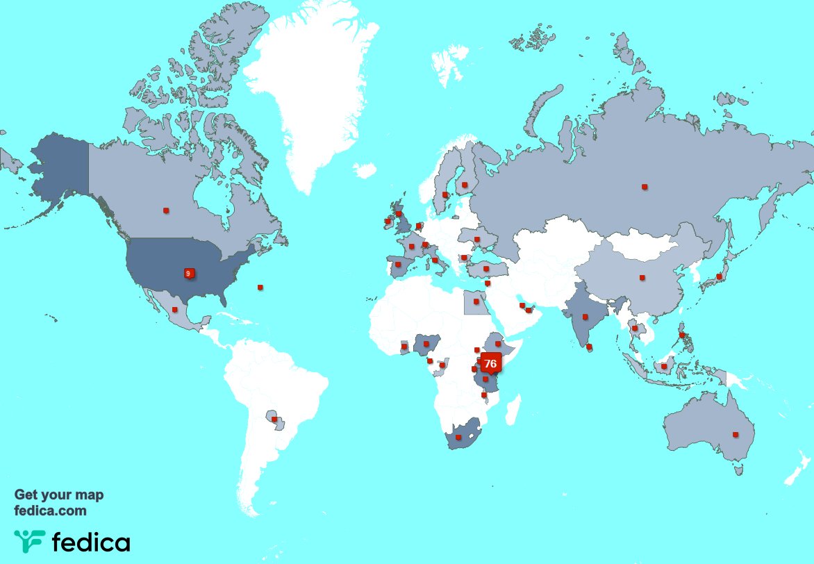 I have 10 new followers from India 🇮🇳, and more last week. See fedica.com/!vinnyjurazz