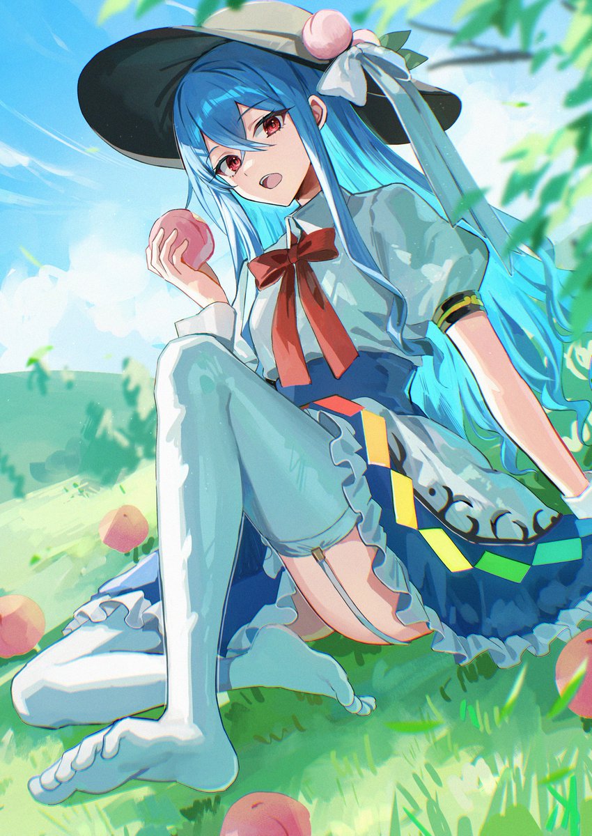 比那名居天子 「天人さま 」|ゲロカス🌕のイラスト