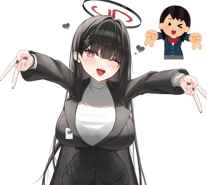 #いらすとやチャレンジ  #ブルアカ  