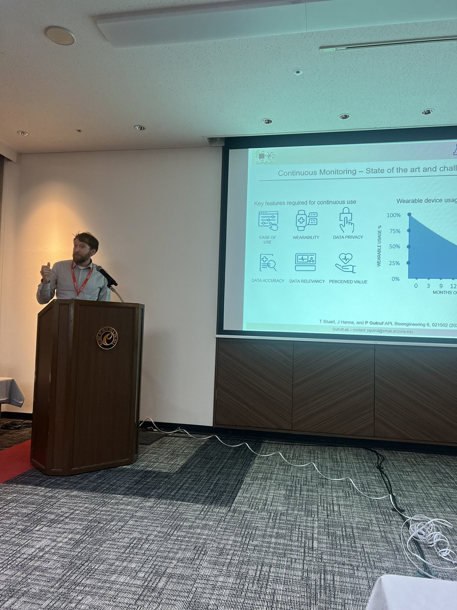 Anna Maria Pappa (@_annamariapappa) on Twitter photo Great invited talk on soft organ interfaces by <a href="/PhilippGutruf/">Philipp Gutruf</a> kicking off our second session of wearables: materials and devices <a href="/IEEESENSORS/">IEEE SENSORS</a> 2024. #wearables #sensors Great invited talk on soft organ interfaces by <a href="/PhilippGutruf/">Philipp Gutruf</a> kicking off our second session of wearables: materials and devices <a href="/IEEESENSORS/">IEEE SENSORS</a> 2024. #wearables #sensors