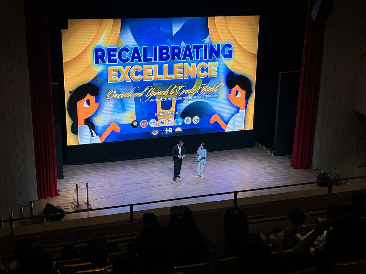𝗡𝗢𝗪 𝗛𝗔𝗣𝗣𝗘𝗡𝗜𝗡𝗚: Mx. Con Ui and Mx. Duran has taken the stage, and we’re NOW ready to kick things off! 🎉 Let’s make the most of this day, Legal Management Society ⚖️ — let us enjoy every moment today! 

#AGMM2024
#RecalibratingExcellence