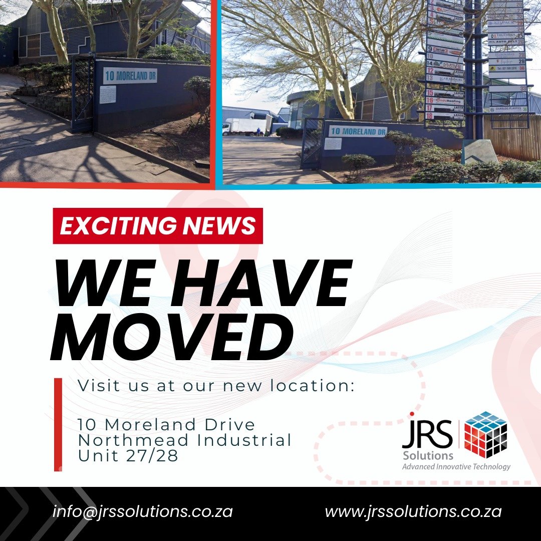 JRSSolutionsSA's tweet image. Exciting news! We&apos;ve moved to a new office and a brand-new showroom is on the way! Stay tuned for more details and get ready to experience the upgrade! ! 🚚

Visit us at:

10 Moreland Drive
Northmead Industrial 
Unit 27/28

#NewBeginnings #JRSolutions #MovingForward