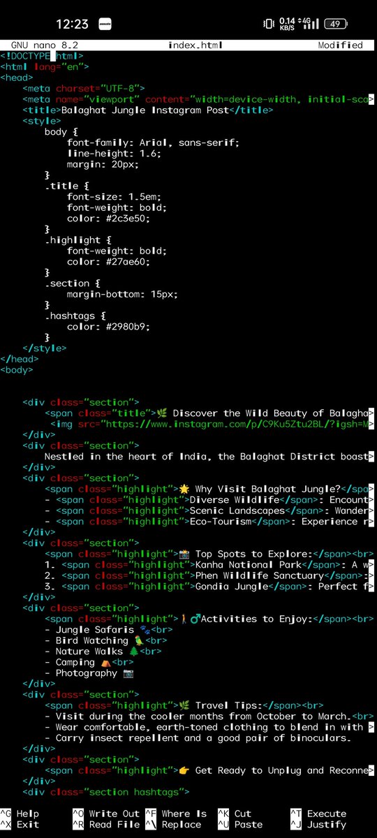 SumitMe25826023's tweet image. Just started using Termux for GitHub! 💻 It's a game changer for making quick updates on the go. Easily clone, push, and manage your repos right from your phone. 🐙📱 No need for a laptop—coding is now truly mobile! #Termux #GitHub #CodingOnTheGo #mobiledev