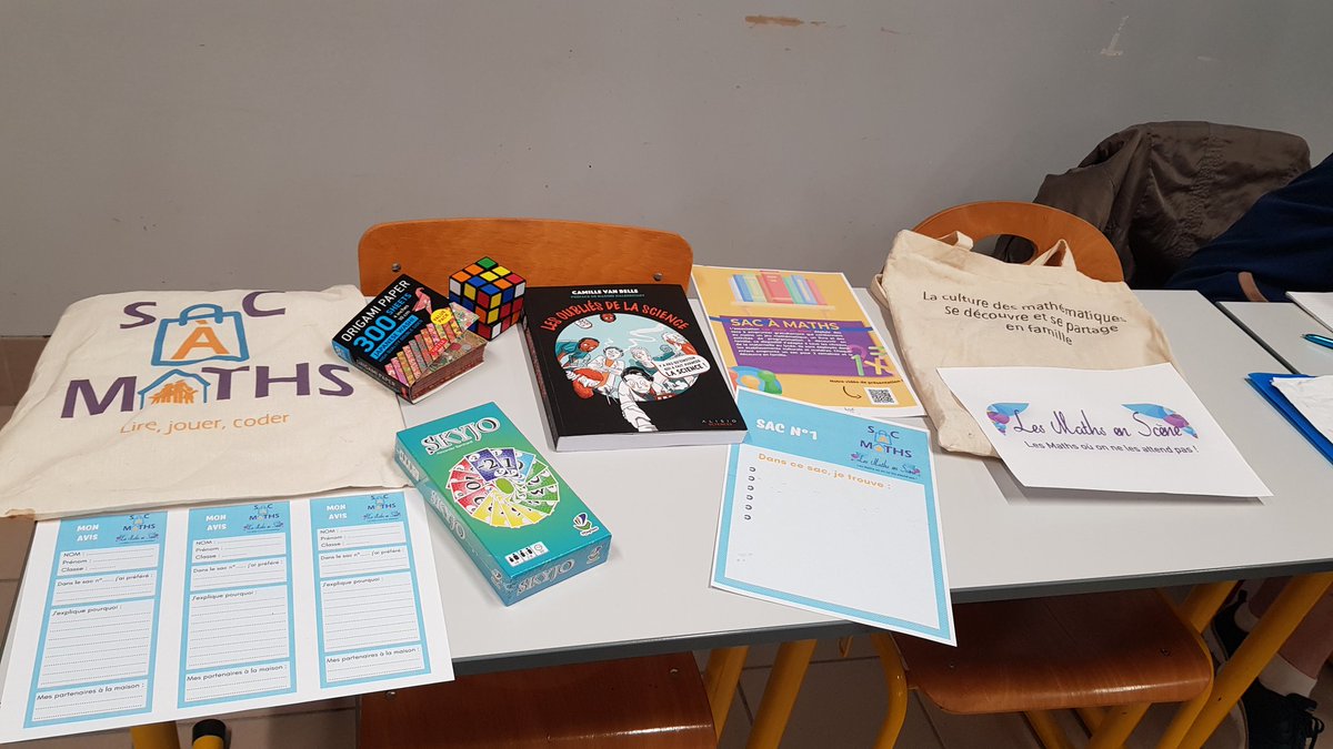 Ms El Delacroix Roissy (@halougil) on Twitter photo Algorithmique débranchée et #sacsamaths aux #JNAPMEP pour diffuser la culture mathématique et informatique dans les classes et dans les familles avec <a href="/CodeEnBois/">Code en Bois</a> et <a href="/LesMathsEnScene/">LES MATHS En SCENE #LMES</a> Algorithmique débranchée et #sacsamaths aux #JNAPMEP pour diffuser la culture mathématique et informatique dans les classes et dans les familles avec <a href="/CodeEnBois/">Code en Bois</a> et <a href="/LesMathsEnScene/">LES MATHS En SCENE #LMES</a>