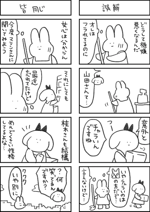 「めんどくさい性格」  全てがめんどくさいウサギ82 #めんウサ 