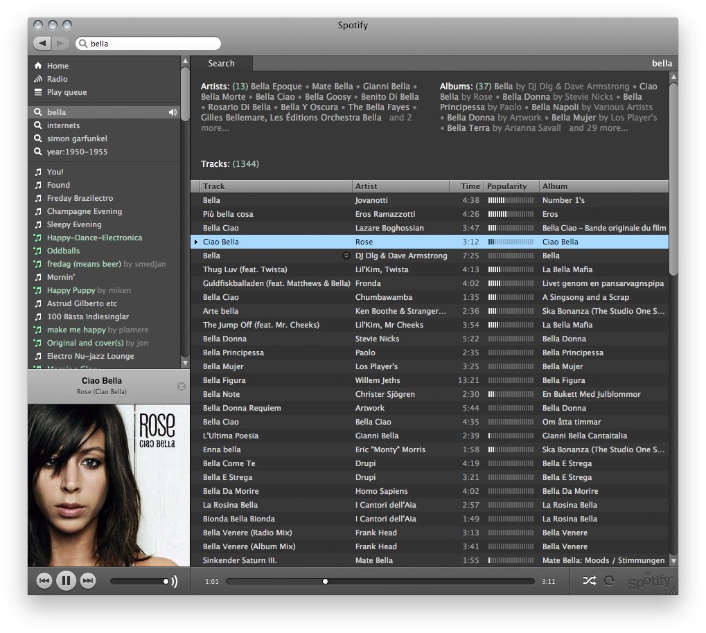 WebDesignMuseum's tweet image. Spotify in 2008