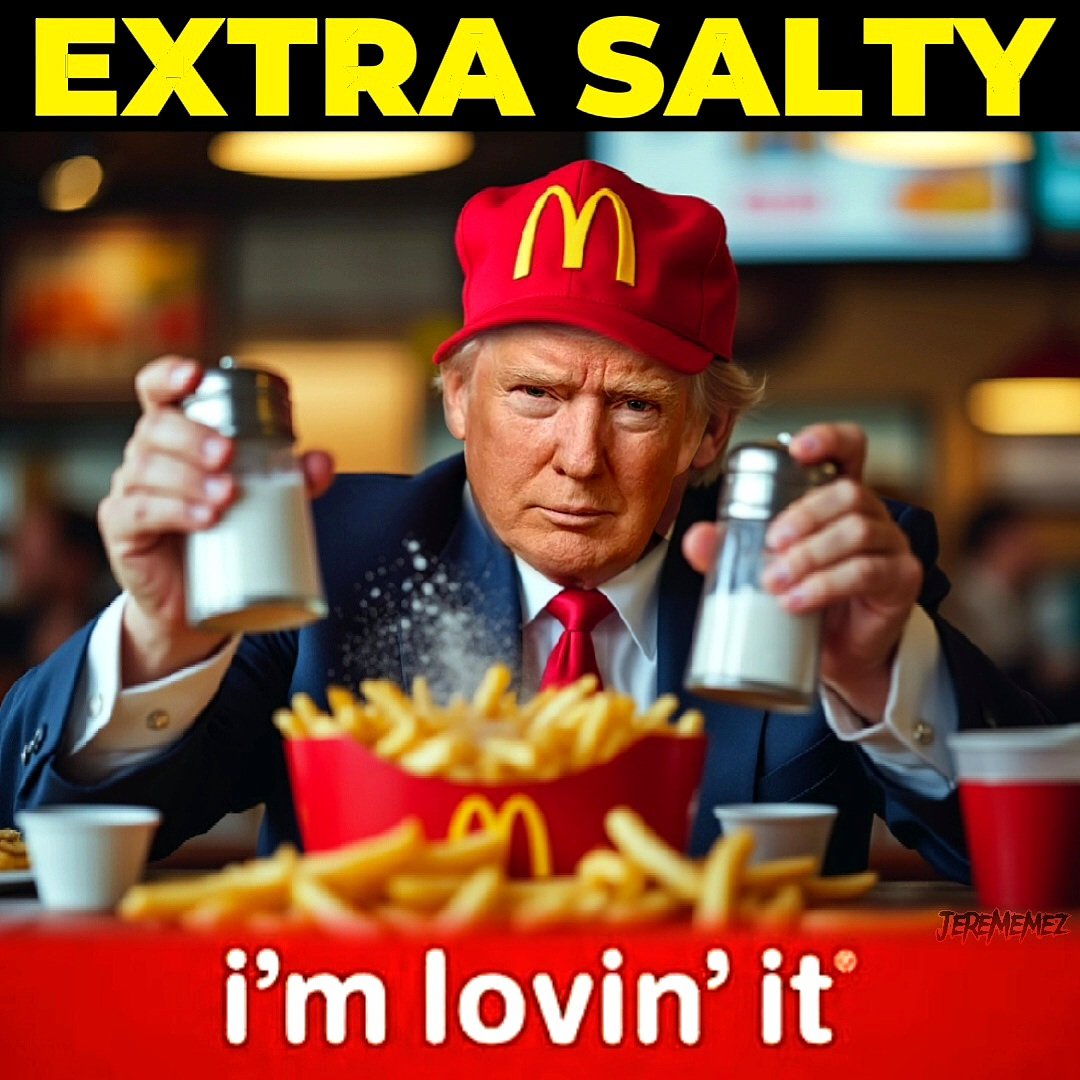 JereMemez's tweet photo. @TrumpGirl1971 Thanks Cathy, eloquent and concise as always. They're just mad that he's so popular.
#ExtraSalty #McTrump https://t.co/I1MFsSfG2k