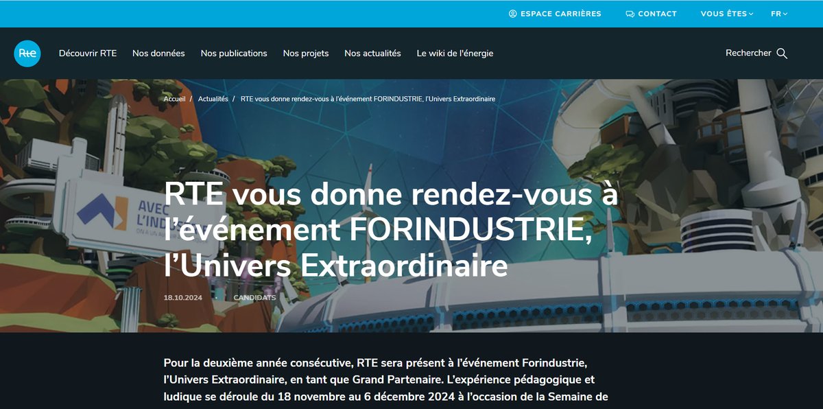ForIndustrie's tweet image. Nos partenaires parlent de #forindustrie
🙏 @rte_france @RTE_med
rte-france.com/actualites/rdv…
#industrie #innovation #orientation
