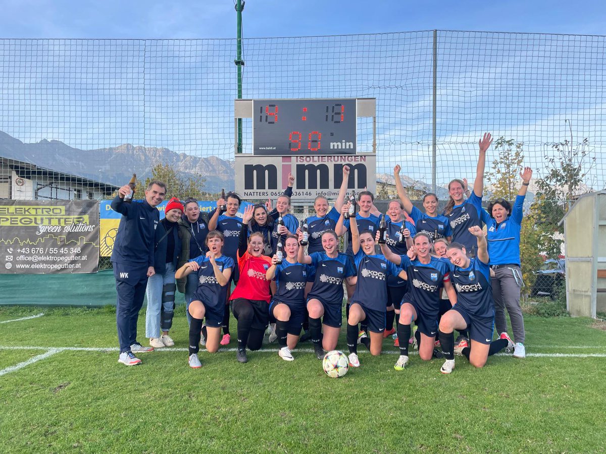 FCNatters's tweet photo. 👏 WIR SCHREIBEN GESCHICHTE

🫵 Unsere Damen feiern den ersten Sieg im Ligabetrieb.
Wir gewinnen vs SPG Vomp/Schwaz 4:1

👍 Goals by: Dobmeier, Huetz (2) Schöner
#UnterHaustria #derFCN https://t.co/GbJ7e5nzjR