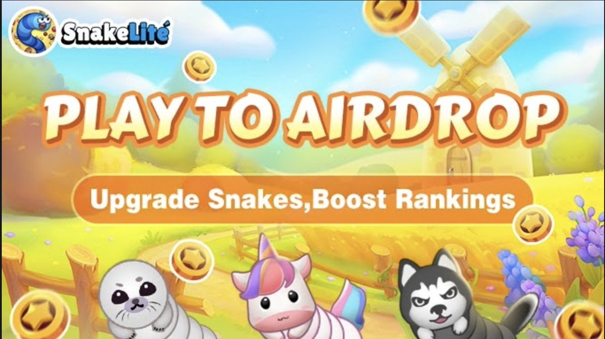 🐍 SnakeLite——Google Play下载量超过1亿次的经典休闲游戏，现已强势进入Web3领域！

🎁抽FREEMINT Mythic NFTs *10 (FCFS) 
1⃣关注<a href="/B_G_Alliance/">Bay Game Alliance</a>、<a href="/snakeliteio/">SnakeLite</a>、<a href="/Fisher0815/">小飞鱼</a>、<a href="/Huoyunxieshen_/">周皇 | 蓝鸟会</a>、<a href="/lovelaity/">Laity</a>、<a href="/kaixuan_web3/">凯旋</a>
2⃣点赞转发评论并@三位好友
3⃣留言 BEP20 地址