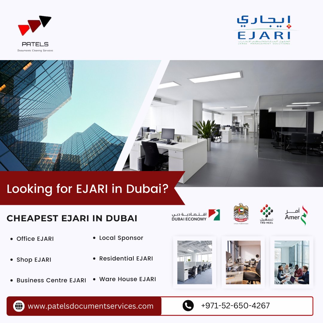 PatelsDcs's tweet image. We offer exceptional service in EJARI.
Separate office EJARI ( inspection/ Without inspection)
Business Centre EJARI | Shop EJARI | Residential EJARI | Warehouse EJARI | labor Camp EJARI

Contact Number &amp;amp; WhatsApp: +971-52-650-4267