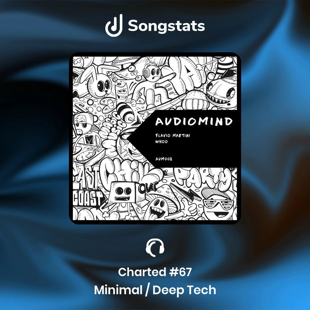 <a href="/FlavioMartini/">Flavio Martini</a> Your track "Whoo" reached #67 in the Minimal / Deep Tech Charts on Traxsource! Find even more awesome insights on Songstats.