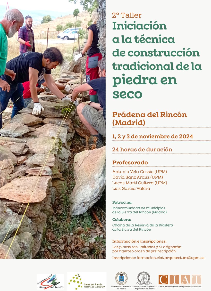 ⚒️🧱Conoce todos los secretos de la técnica de construcción de la piedra seca con este taller de iniciación🧑‍🏫

📍Prádena del Rincón
<a href="/elresurgirdemad/">El Resurgir de Madrid</a> 
elresurgirdemadrid.com/construccion-d…