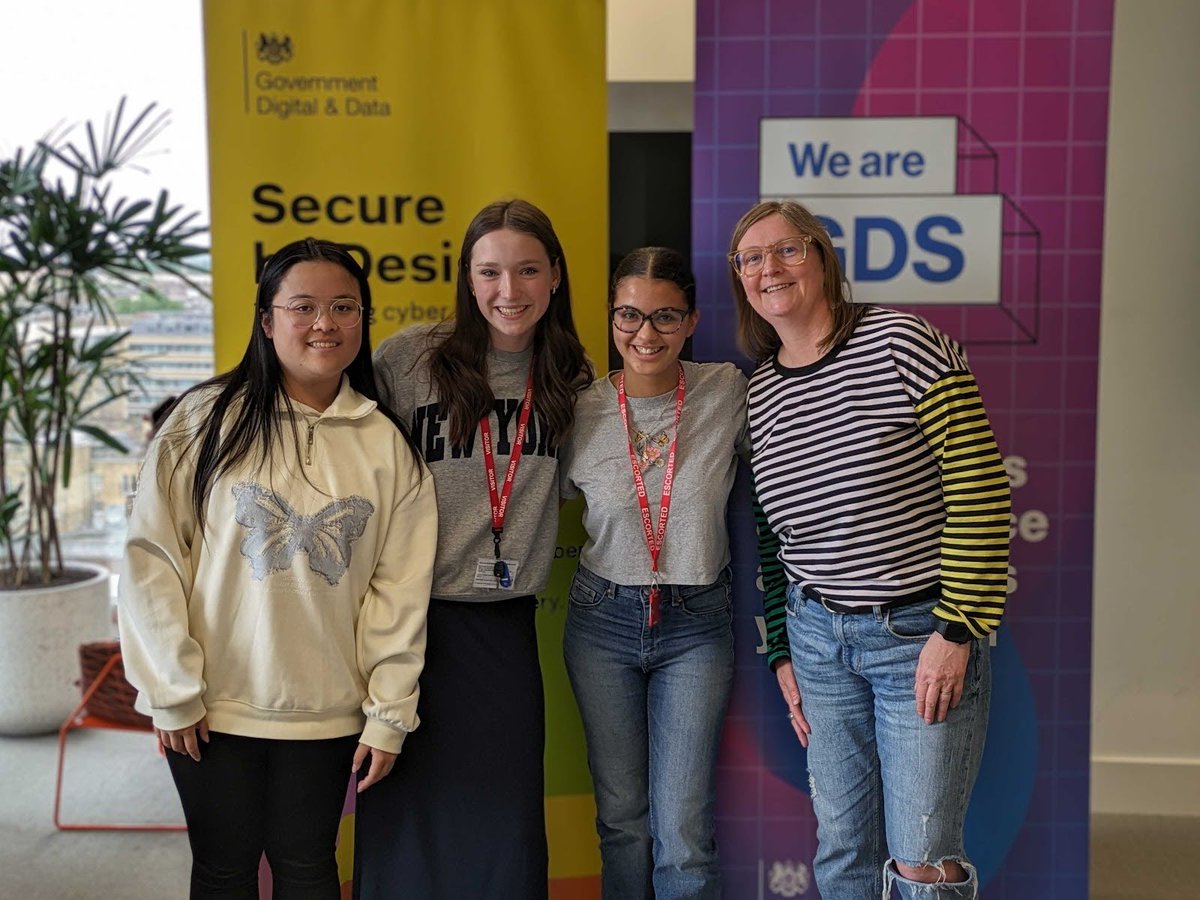 GDS (@gdsteam) on Twitter photo Earlier this year, GDS hosted three students from <a href="/NextTechGirls/">Next Tech Girls</a>, a social enterprise working with girls in education who are interested in a career in #Tech.
Take a look at our latest blog post to read about their experiences.
gds.blog.gov.uk/2024/10/21/how…
#WomenInSTEM #GirlsInTech Earlier this year, GDS hosted three students from <a href="/NextTechGirls/">Next Tech Girls</a>, a social enterprise working with girls in education who are interested in a career in #Tech.
Take a look at our latest blog post to read about their experiences.
gds.blog.gov.uk/2024/10/21/how…
#WomenInSTEM #GirlsInTech