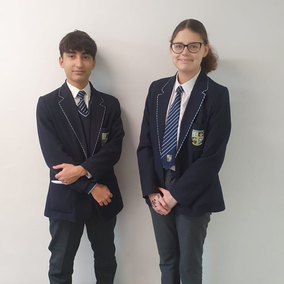 SalesianAcademy's tweet image. Meet our Year 10 Pupil Leadership group - well done for becoming year group leaders!

...And a special well done to Gabriel and Sophie for achieving their new titles of Deputy Head Boy and Deputy Head Girl ⭐️⭐

#️RUAH #SASJB #PupilLeadership #StudentSuccess