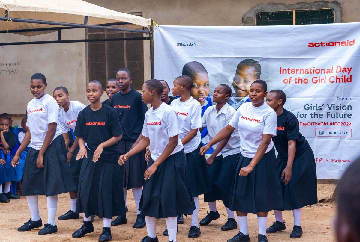 ActionaidTz's tweet image. &quot;Girl&apos;s Vision for the Future&quot; is not just a theme, it&apos;s a call to action!

#IGC2024 focuses on creating a future where girls can thrive in education, decision-making, and leadership. Let&apos;s keep working together to empower the next generation of leaders!

#EqualOpportunities…