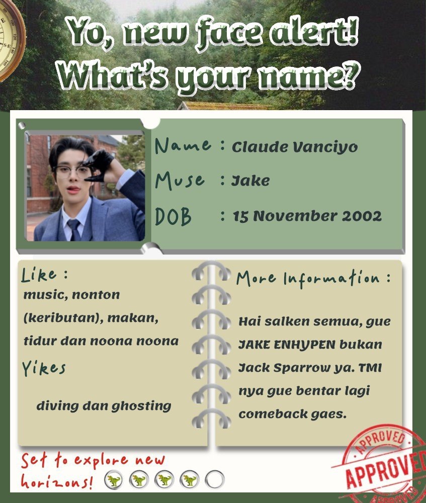 Ini griting, tak kenal maka tanyakan. 
Ayo kenalan sama pria tampan satu ini, pasti kenal ENHYPEN kan? sebagai permulaan sebutkan salah satu lagu ENHYPEN favoritmu!! (maksa)