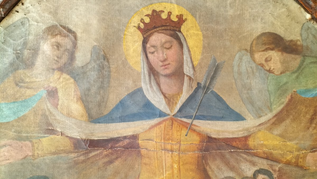 C'est la Sainte Ursule ! 🥳

Bonne fête aux Ursule et surtout aux Ursulines ! 😉

L'occasion de vous présenter ce tableau, typique d'une représentation de Sainte Ursule recouvrant les Vierges et les Ursulines de son manteau !

📌Référence : Saint Saulve (n°378)

#Insieme