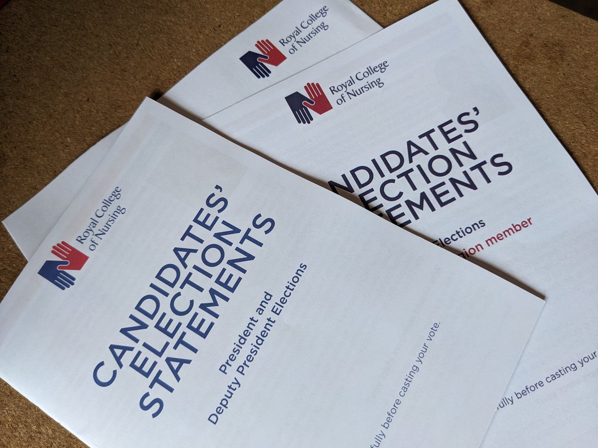 For RCN members, no matter who you vote for, make sure you vote. 

Also, be careful who you vote for. 

Being on Council or President isn't a place for career advancement, it's a role for people who have a track record of listening, serving others and advocating for nursing.