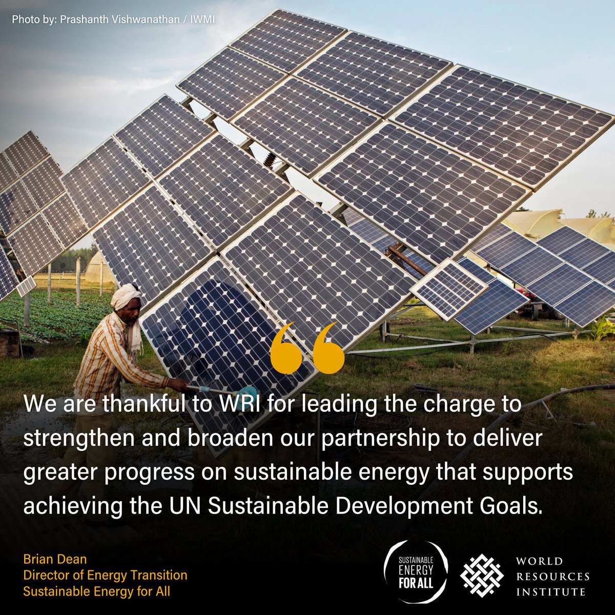 Sustainable Energy for All | #SDG7BeBold (@seforallorg) on Twitter photo On October 3rd, <a href="/WorldResources/">World Resources Institute</a> and SEforALL announced a new partnership to drive progress toward #SDG7 by supporting global efforts to provide electricity to the 760 million people who lack access and clean cooking to the 2 billion using polluting fuels.
wri.org/update/new-par… On October 3rd, <a href="/WorldResources/">World Resources Institute</a> and SEforALL announced a new partnership to drive progress toward #SDG7 by supporting global efforts to provide electricity to the 760 million people who lack access and clean cooking to the 2 billion using polluting fuels.
wri.org/update/new-par…