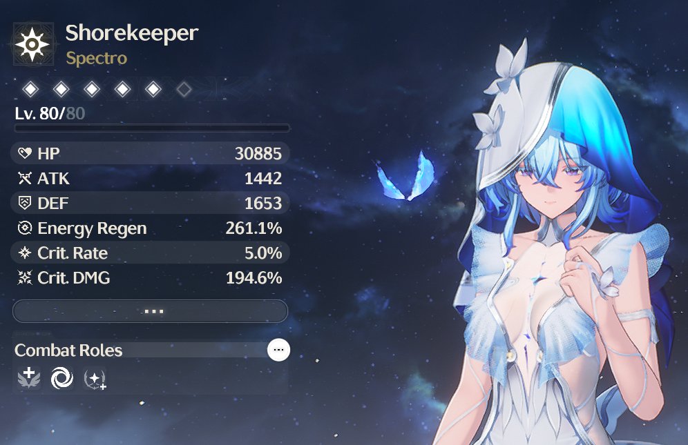 I honestly don't know if my shore keeper has good stats...