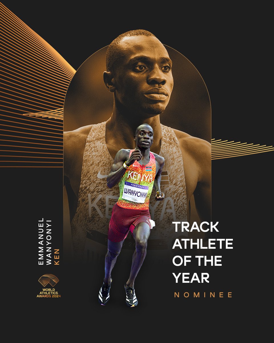 Male Track Athlete of the Year nominee ✨ 

Repost to vote for Emmanuel Wanyonyi 🇰🇪 in the #AthleticsAwards.

Voting closes on Sunday 27 October at 11:59 PM CEST.
