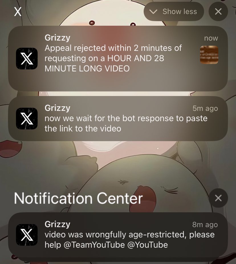 BlueSulfurVt's tweet image. what a depressing state the youtube system is

you legit cannot make this up