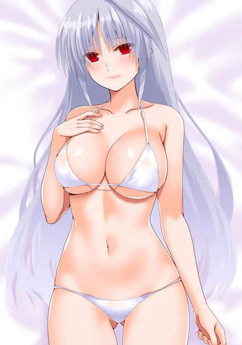 白ビキニアインスさん 