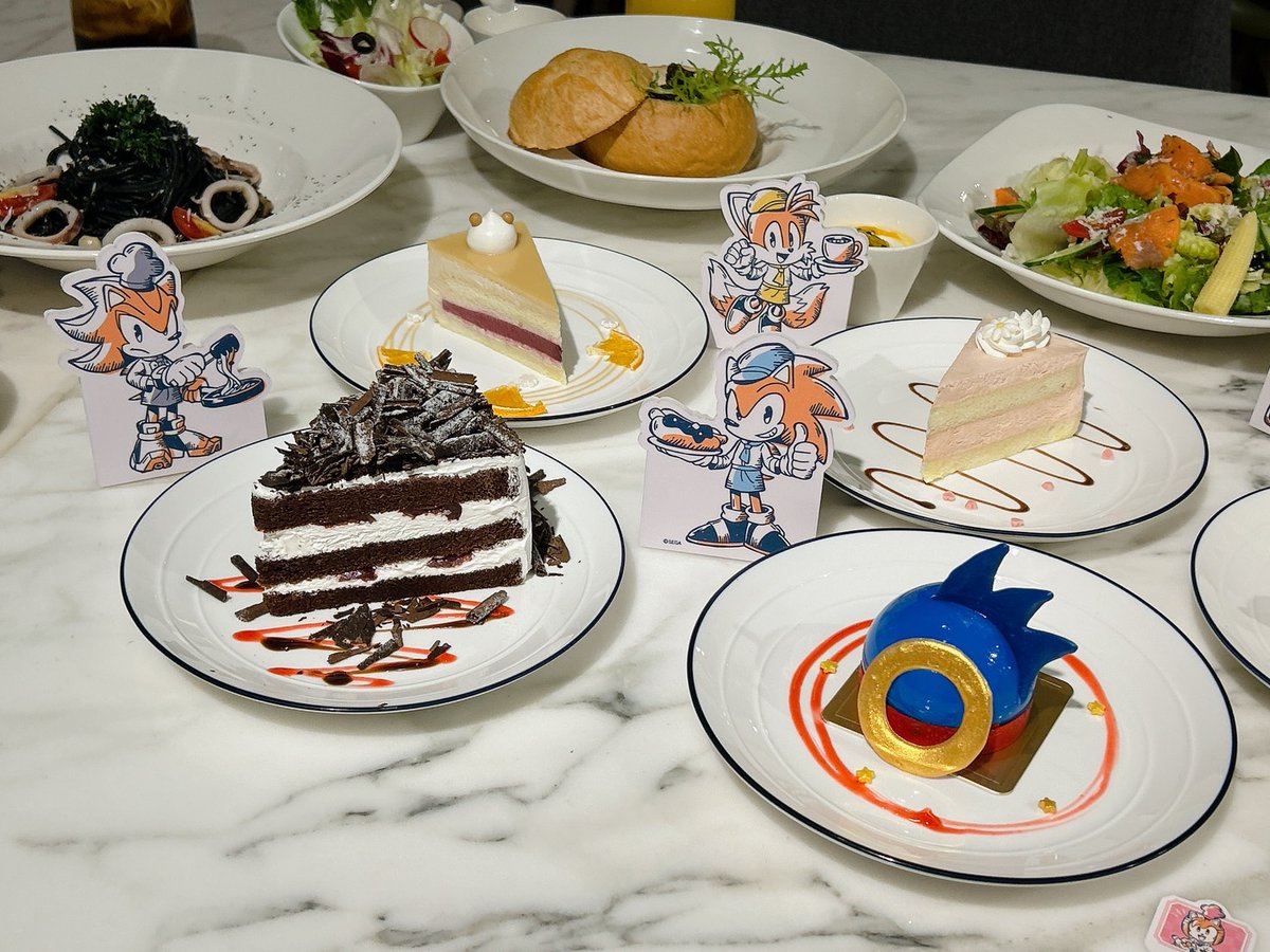 台湾でソニックコラボカフェが グランドオープン☕🦔 ＼ ✓コラボ