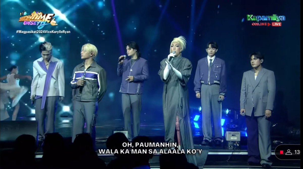 justforvinster's tweet photo. As an ANCHOR, I admire SB19 even more. They took part in the brainstorming process &amp; even offered to rewrite the lyrics of their song &amp; didn’t ask to get paid. Grabe sobrang maipagmamalaki talaga kayo boys! 

SB19 MAGPASIKAT SA SHOWTIME
@SB19Official #SB19 
#SB19forMagpasikat2024 https://t.co/ZJjND58qpu