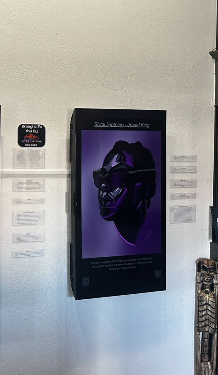 Excited to have Blvck Lightning currently exhibited by <a href="/Ascension208/">Ascension Gallery</a> 

Blvck Lightning is Available on <a href="/exchgART/">Exchange Art</a>

exchange.art/single/C9ZjDD9…