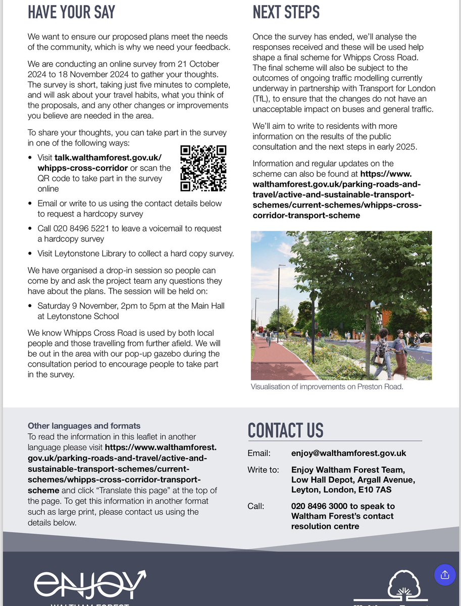 Labourstone's tweet photo. 1/ @wfcouncil begins consultation today on #walking🚶‍♀️‍➡️#cycling🚲 #trees🌳#biodiversity 🌼🌸🦋🪲improvements on #WhippsXRdE11. @WFLabourParty @CalvinBailey @CannHallCllr @Jcblackman @HSscorecard @willnorman @GracieMaeW @YusufJPatel @caramelquin @London_Cycling https://t.co/dW6nSUpM9E