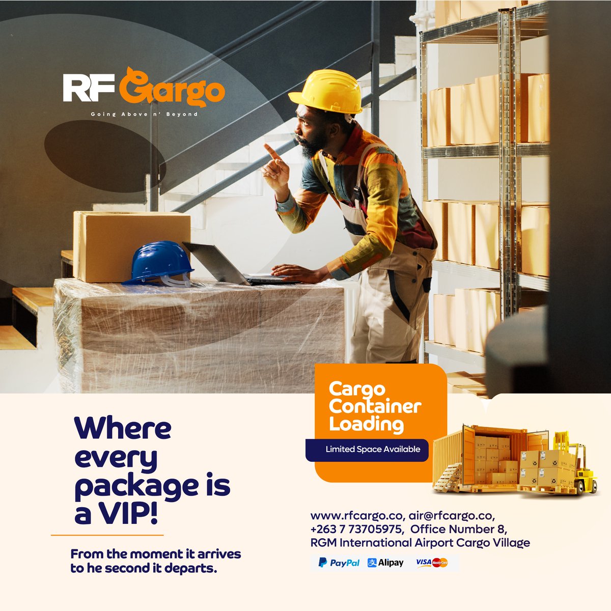 RfCargo's tweet photo. From Our Hands to Your Door!
Whether it’s across the street or around the globe. 
#rfcargo 
#goingaboveandbeyond
#therealGs https://t.co/HPVQyq1Ov4