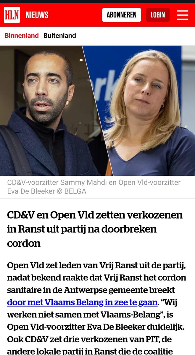 WimVanOsselaer1's tweet image. Personen van buiten de gemeente (partijhoofdkwartieren) die bepalen met wie hun lokale mandatarissen een coalitie moeten/mogen vormen en zelfs repressief optreden als orders niet worden opgevolgd. Wat heeft dit nog te maken met (lokale) democratie? #Ranst #Denderleeuw