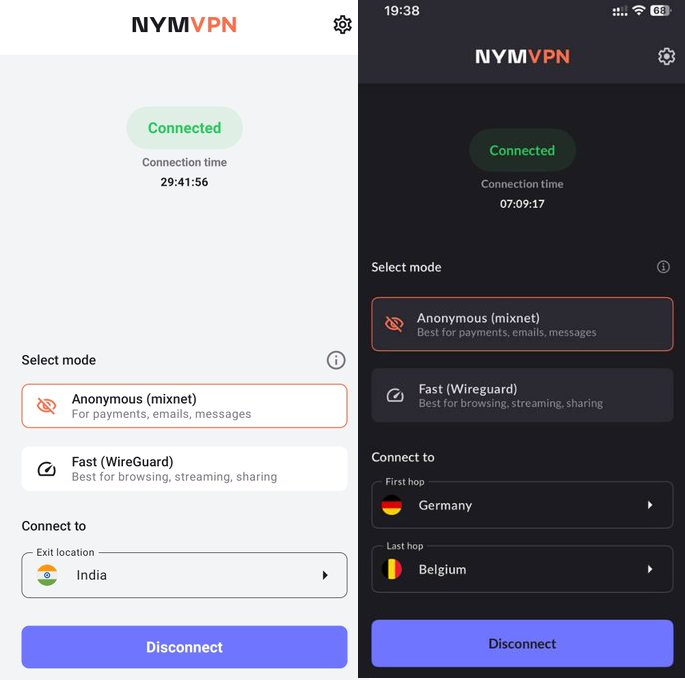 Nym tweet media