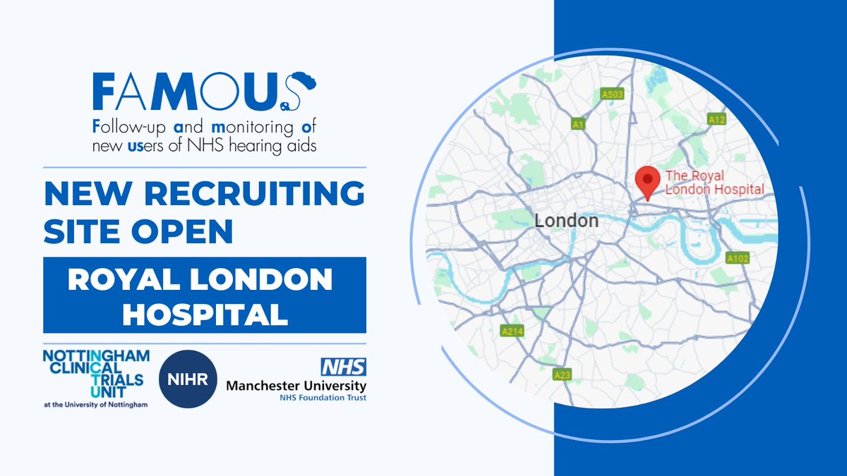 FAMOUS Study (@famous_study_) on Twitter photo We have another site opening in the capital today - welcome to the FAMOUS Study, Royal London Hospital <a href="/NHSBartsHealth/">Barts Health</a>! That brings us to 33 sites opened! 3 more to go before the end of the year 🤞 We have another site opening in the capital today - welcome to the FAMOUS Study, Royal London Hospital <a href="/NHSBartsHealth/">Barts Health</a>! That brings us to 33 sites opened! 3 more to go before the end of the year 🤞