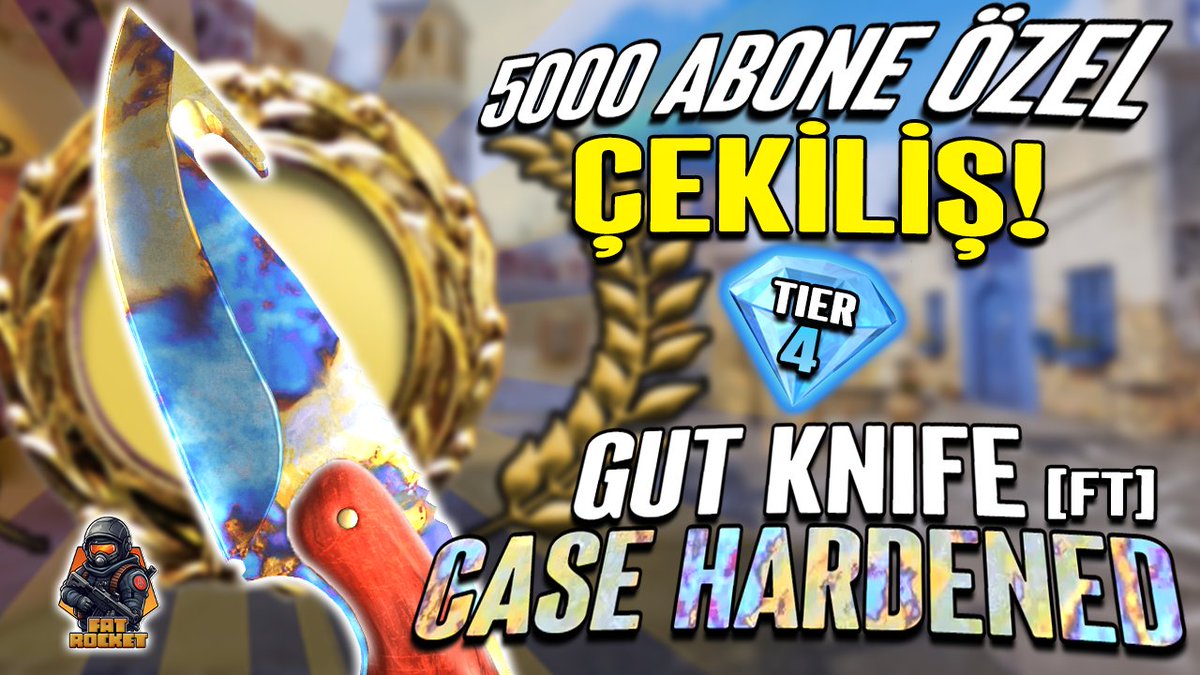 🚨ÇEKİLİŞ! Gut Knife - Case Hardened!💎
🚀Katılmak için; hesabımı takibe alıp bu postu RT etmeniz yeterli.✅
⏳Çekiliş 2 hafta sürecektir. İyi şanslar.🥶
🥳Ayrıca 5000 abone özel videomuz 18'de yayında!🚀