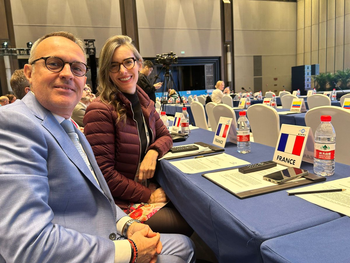 🌍 [#AIPPI2024] <a href="/plass_IP/">Plasseraud IP</a> at the <a href="/AIPPI_ORG/">AIPPI</a> World Congress 2024, in #Hangzhou from 19-22 October 2024

📍 Greetings from Hangzhou !

💬 Come and meet us!

👉 More information : bit.ly/4eQMDwm