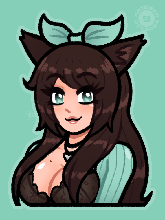 DylanSmithies's tweet photo. #Artober 2024 #9 - Miqo'te from Final Fantasy XIV (OC) https://t.co/oF3rhcSt4j