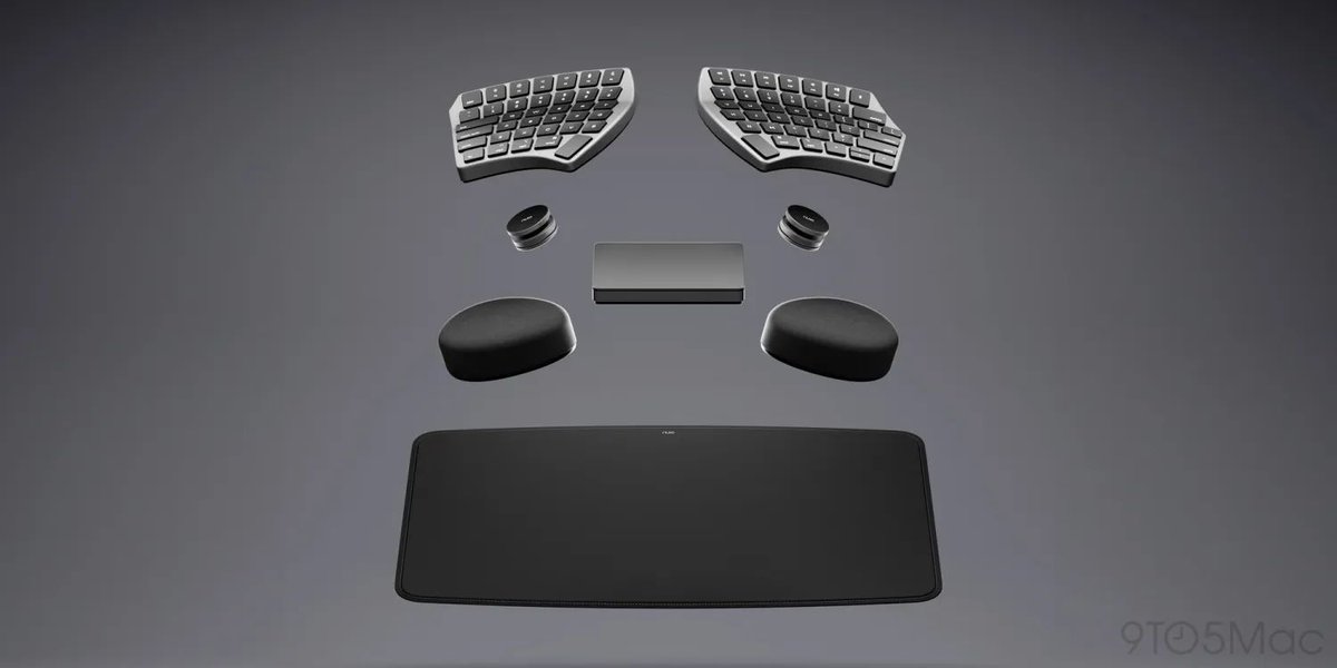 元Appleのデザイン担当役員のデザイナーが発表した分割キーボード