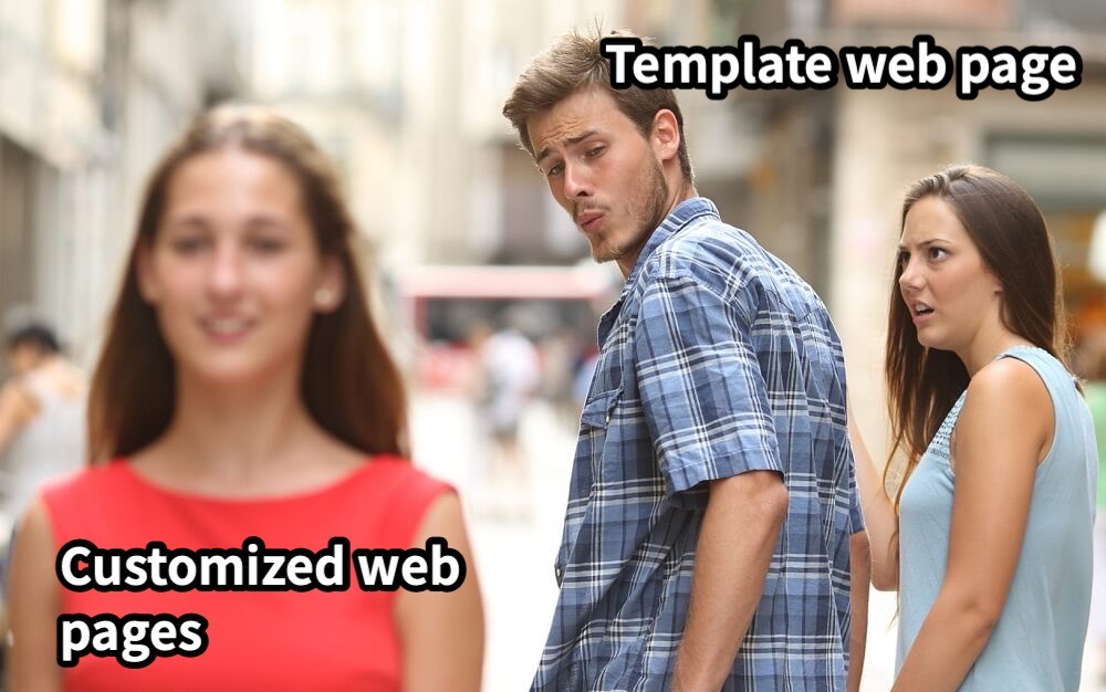 PithyMfweb's tweet image. Template web pages and custom web pages each have their advantages.
Whats the different &amp;amp;How to choose?🤔
Here are little tips.📕