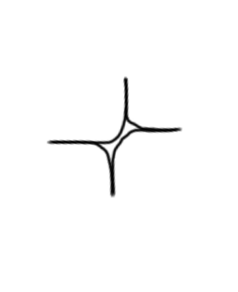 ←一般的なキラキラマーク

　　　　四人班のときの机→