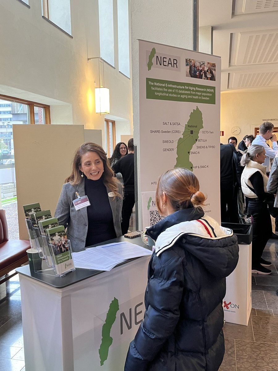 NEAR Aging (@near_aging) on Twitter photo 🌟NEAR is proud to be a partner at the annual meeting of the Nordic Aging Society! Visit our booth to learn more about our work. Plus, don’t miss insights from our Director, Laura Fratiglioni, on Swedish aging research and NEAR’s initiatives. <a href="/NordicAging/">Nordic Aging Society</a> #agingresearch 🌟NEAR is proud to be a partner at the annual meeting of the Nordic Aging Society! Visit our booth to learn more about our work. Plus, don’t miss insights from our Director, Laura Fratiglioni, on Swedish aging research and NEAR’s initiatives. <a href="/NordicAging/">Nordic Aging Society</a> #agingresearch