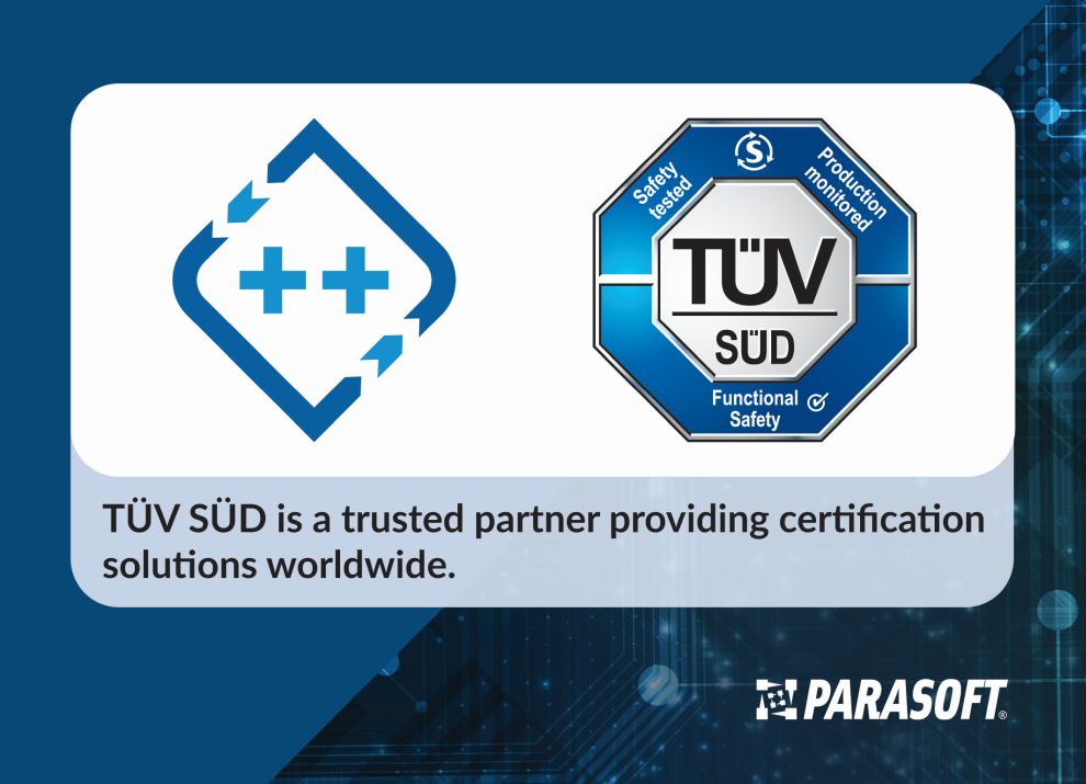 presseticker's tweet image. Parasoft C/C++test CT erhält TÜV SÜD-Zertifizierung pr-gateway.de/s/454264

#Softwaretests # Parasoft # Softwaretestlösung # Zertifzierung # TÜV_SÜD # Sicherheitsstandards # Konformität # KI-basierte Software