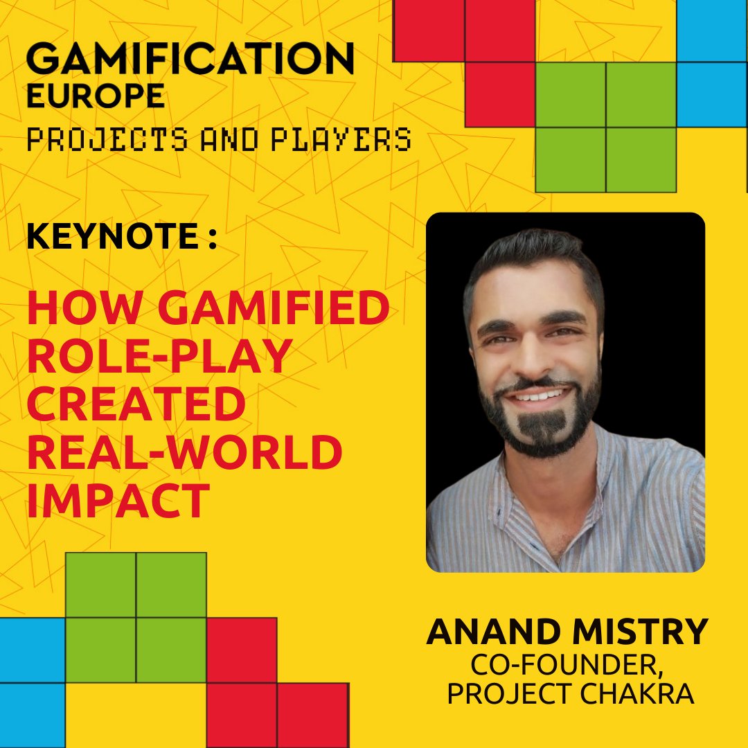 🎮Excited to announce <a href="/AnandMistry23/">Anand Mistry</a> , Co-founder of Project Chakra, as a speaker at #GamificationEurope2024! 🌟
🗓 Event Date: 2nd and 3rd Dec, 2024
📍 Location: London
🎟Book your tickets now: gamification-europe.com/buy-tickets-to…