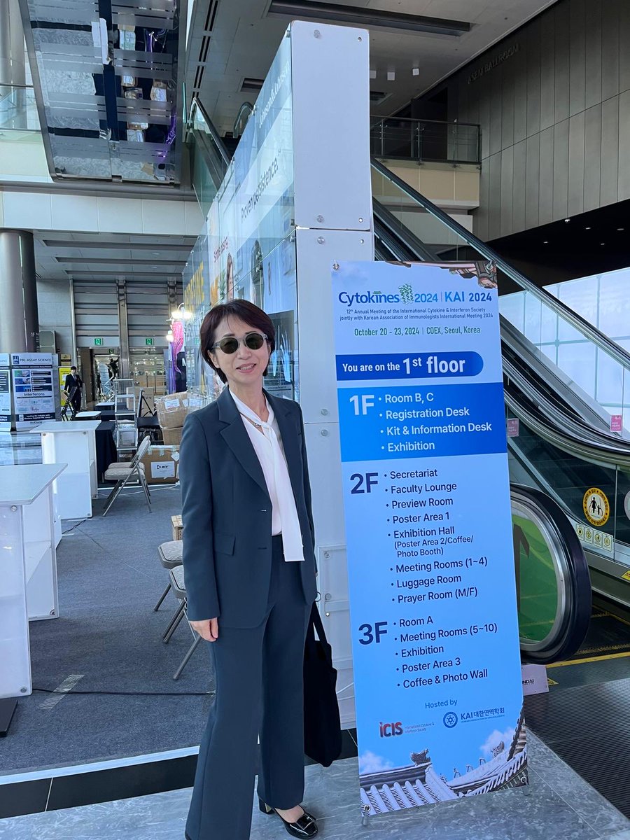 ICIS ๐ฆ @cytokinesociety.bsky.social (@cytokinesociety) on Twitter photo You-Me Kim our fearless leader at #cytokines2024 / #KAI2024 โฆ<a href="/KAI_ImmuneNetw/">KAI_Immunology (๋ํ๋ฉด์ญํํ)</a>โฉ You-Me Kim our fearless leader at #cytokines2024 / #KAI2024 โฆ<a href="/KAI_ImmuneNetw/">KAI_Immunology (๋ํ๋ฉด์ญํํ)</a>โฉ