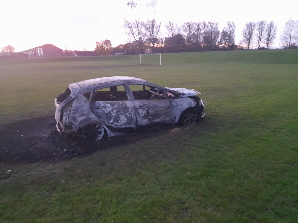 WinlatonFC's tweet photo. Last night an incident occurred where a car was set on fire on one of our pitches. It was driven over the first pitch then set on fire towards the bottom Juniors pitch. 

Disappointing to see after Such hard work has been put into these pitches by the volunteers and community https://t.co/zo8WC5mSIl