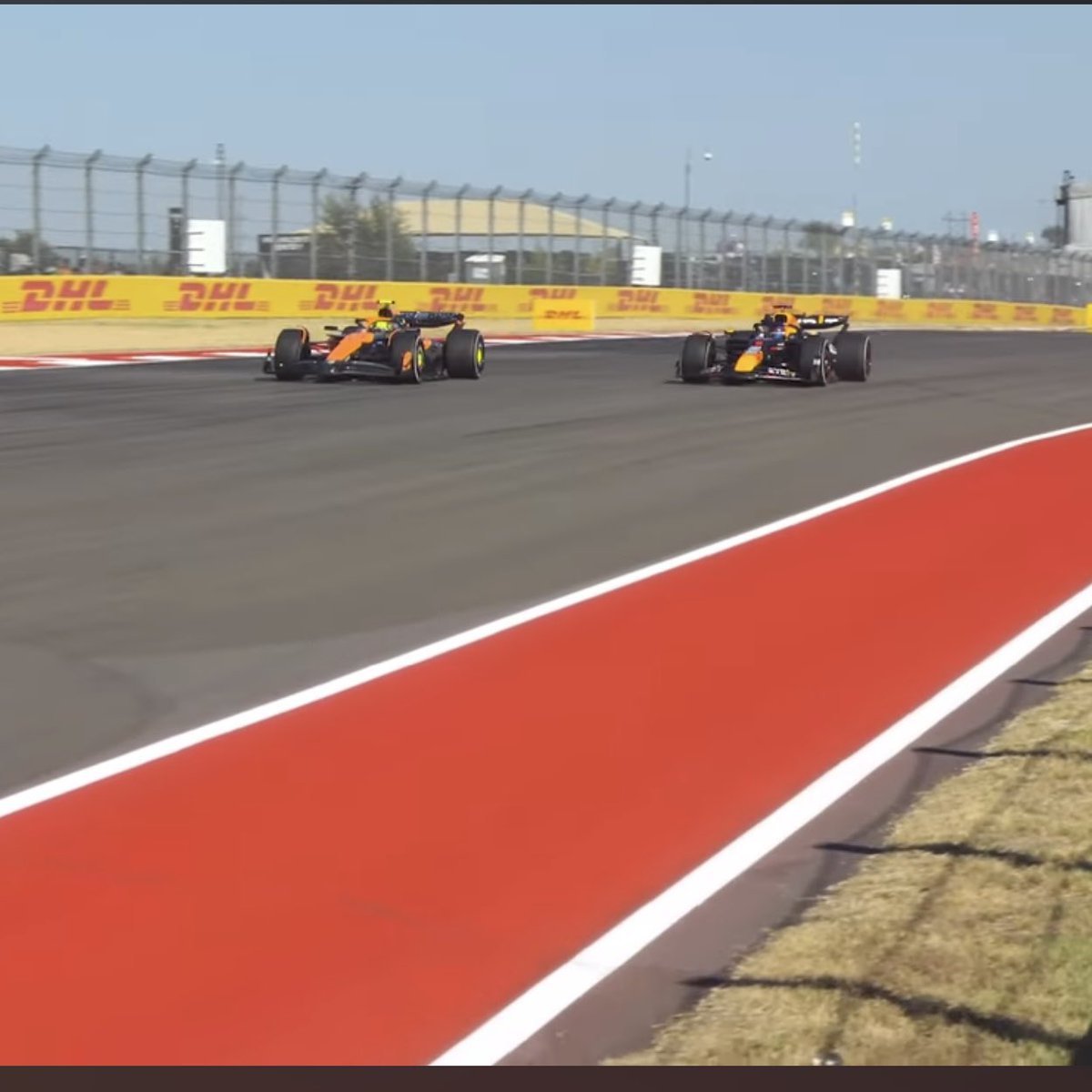 formula1stat's tweet photo. The whole “Norris overtook off the track” discussion seems like nonsense to me.

Norris ALREADY overtook Verstappen on the track. He’s clearly ahead approaching the corner. So it’s Verstappen that attempting an overtake, not Norris.

Am I crazy? https://t.co/56FGniZFRE