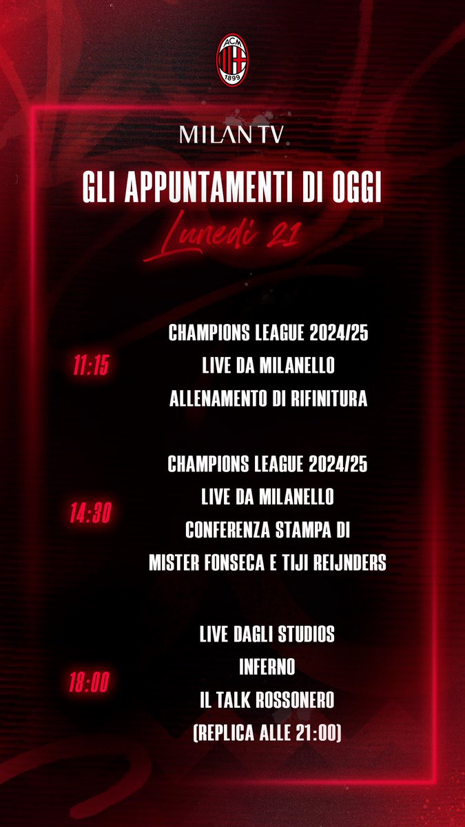 Milan TV tweet media